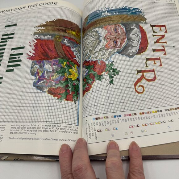 Down Santa Claus Lane Christmas Cross-Stitch Pattern Book - Picture 3 of 5